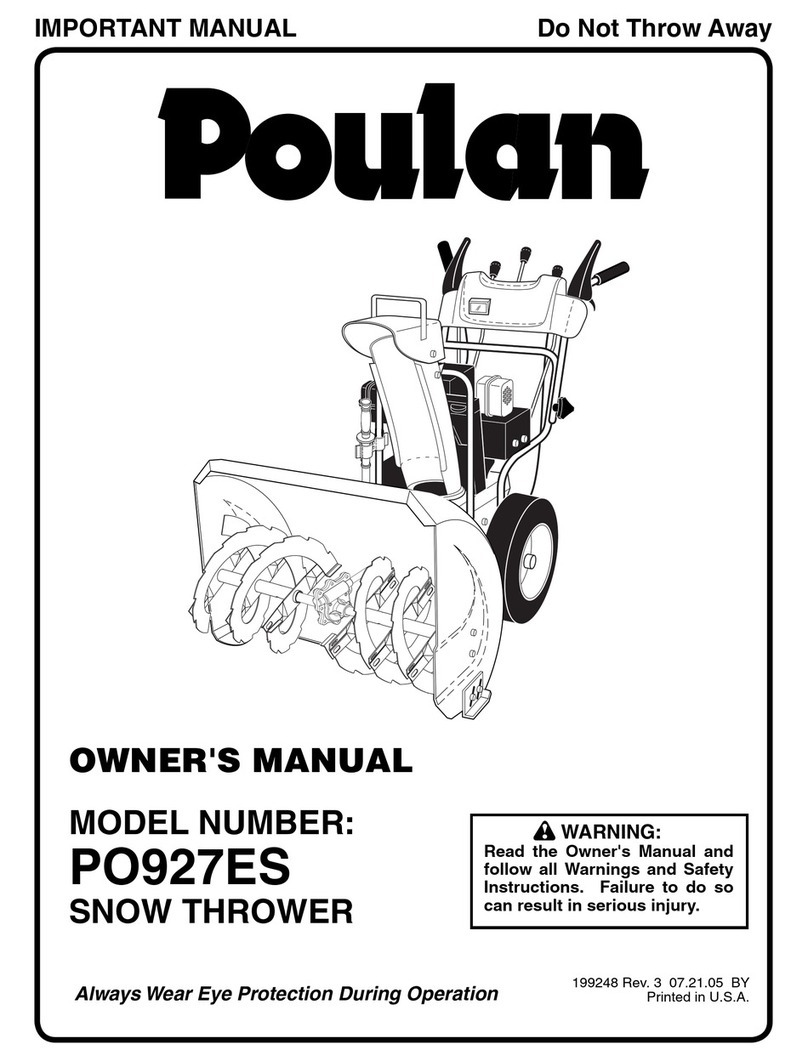 Poulan Pro 199248 User manual