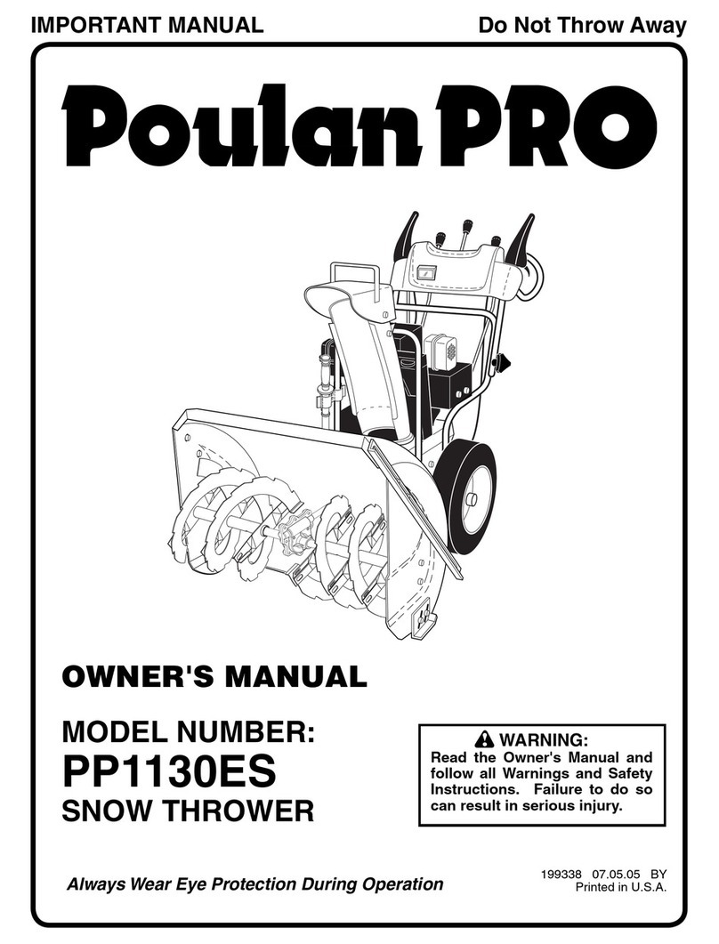 Poulan Pro 199338 owner's manual