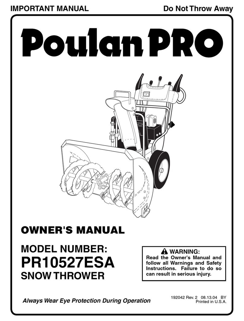 Poulan Pro 192042 User manual