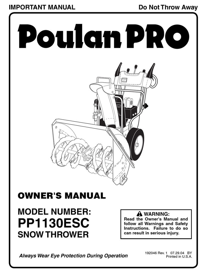 Poulan Pro 192046 User manual