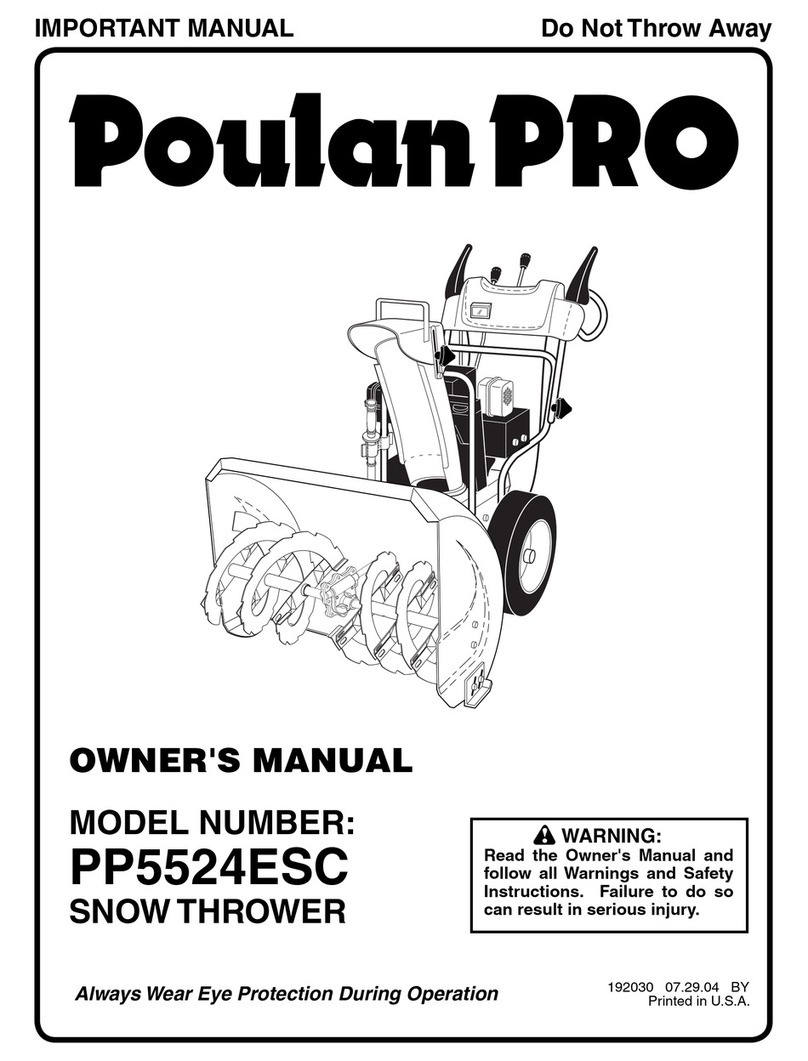 Poulan Pro 192030 owner's manual