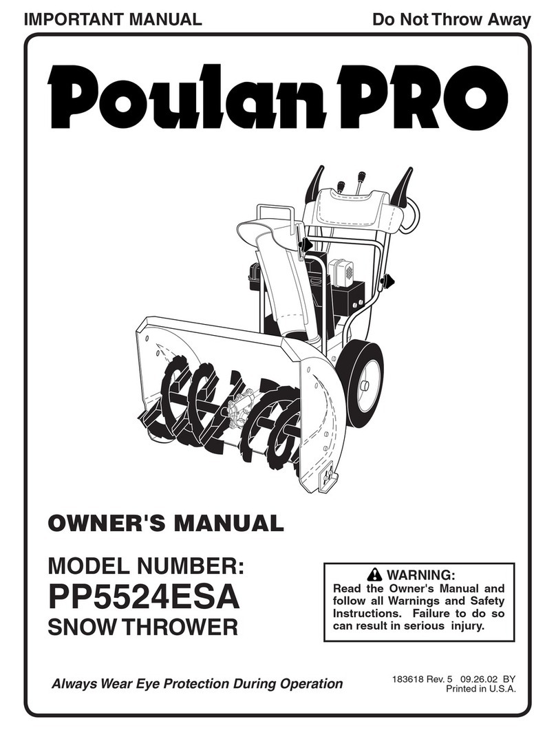 Poulan Pro 183618 owner's manual