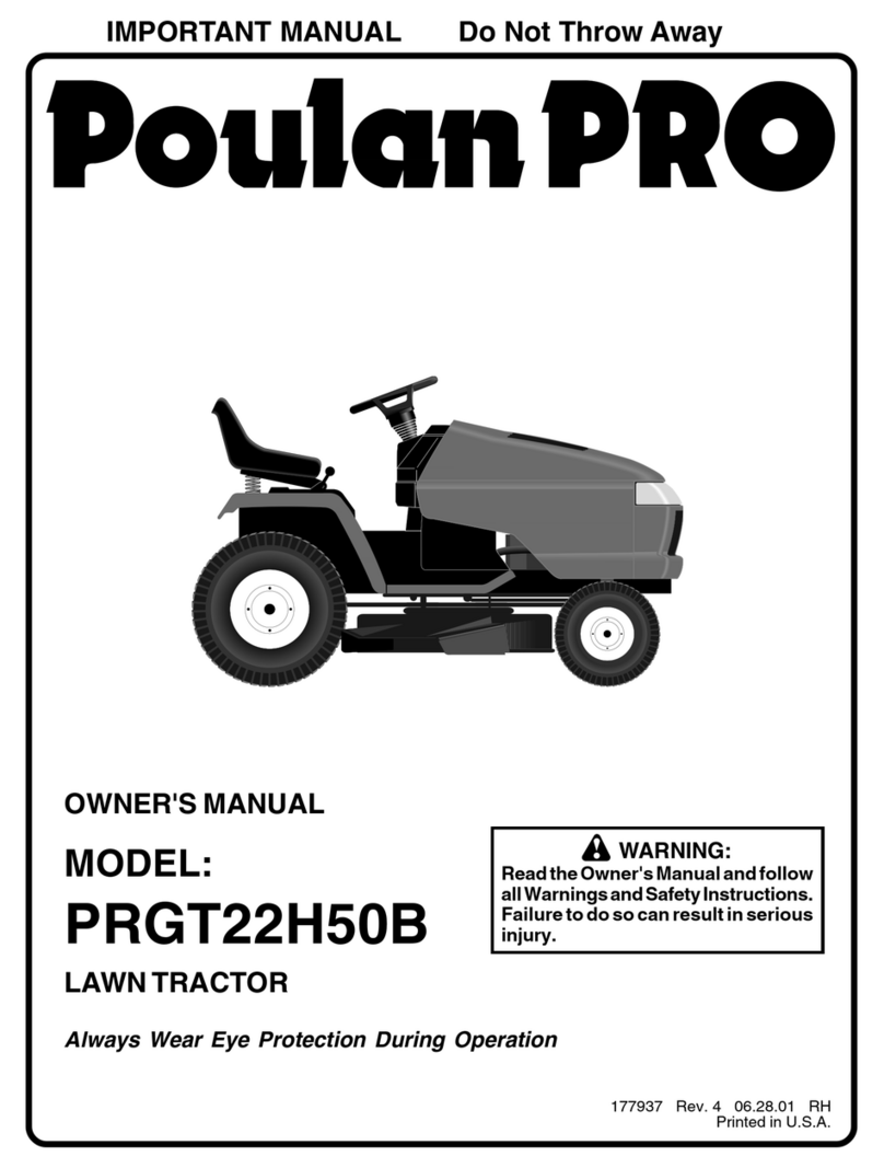Poulan Pro PRGT22H50B User manual