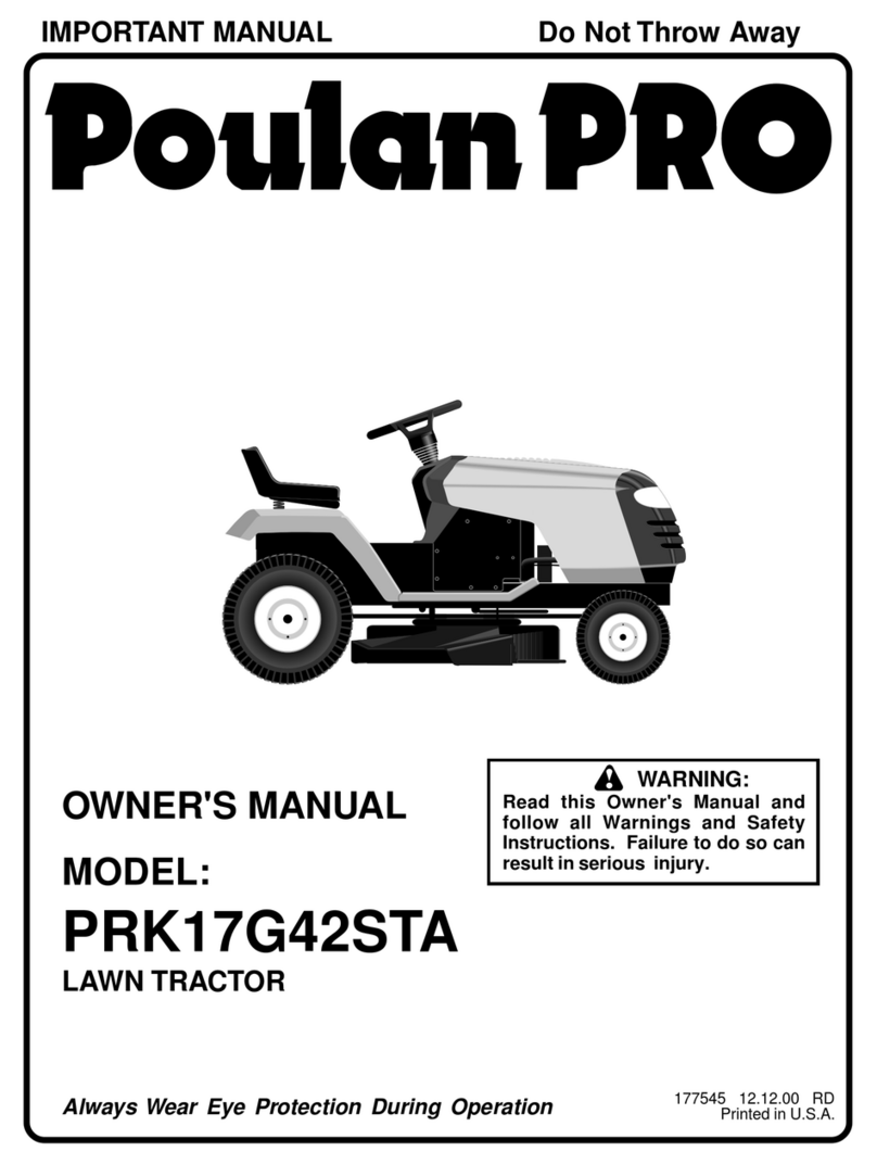 Poulan Pro PRK17G42STA User manual