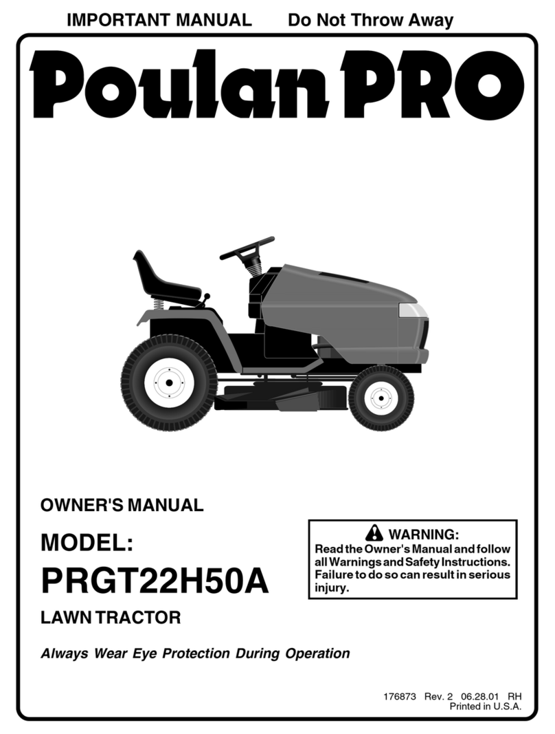 Poulan Pro PRGT22H50A owner's manual