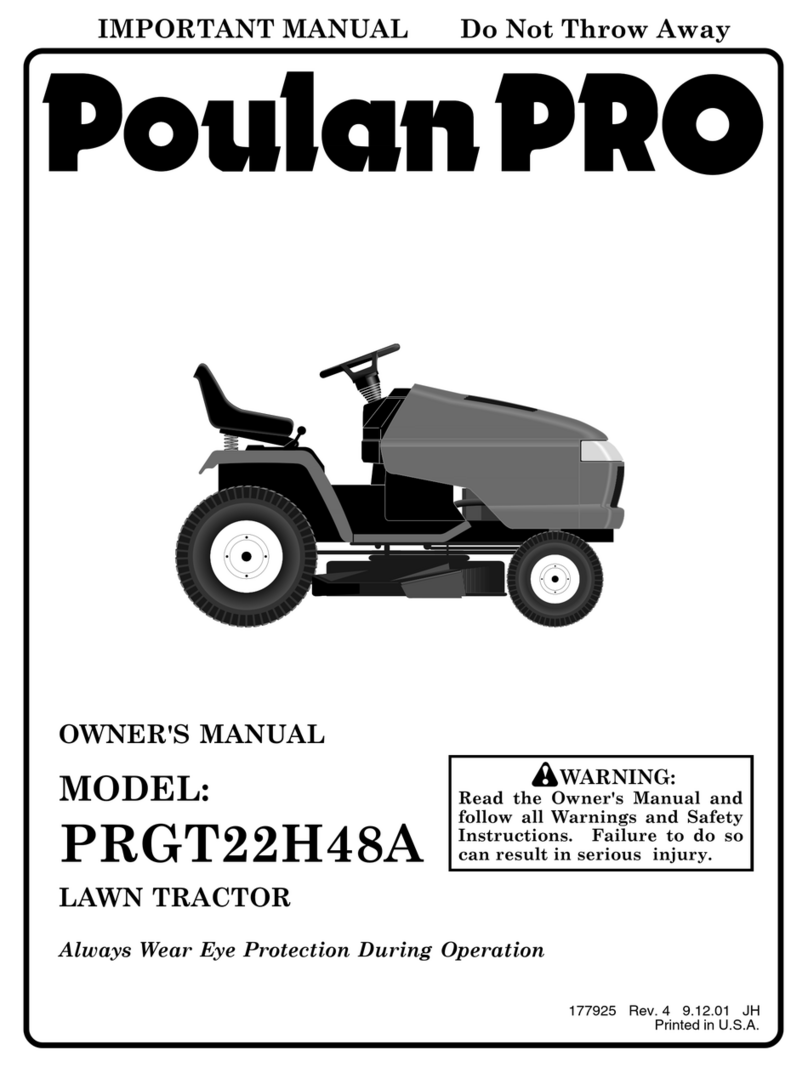 Poulan Pro PRGT22H48A owner's manual