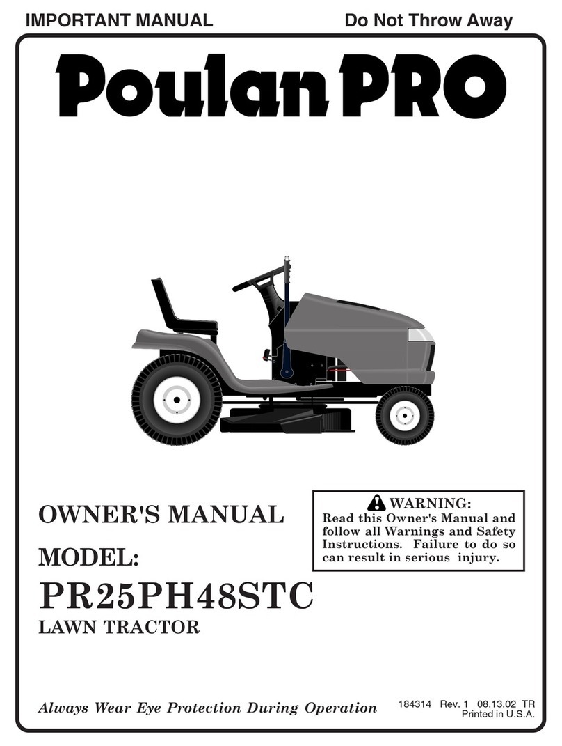 Poulan Pro PR25PH48STC owner's manual