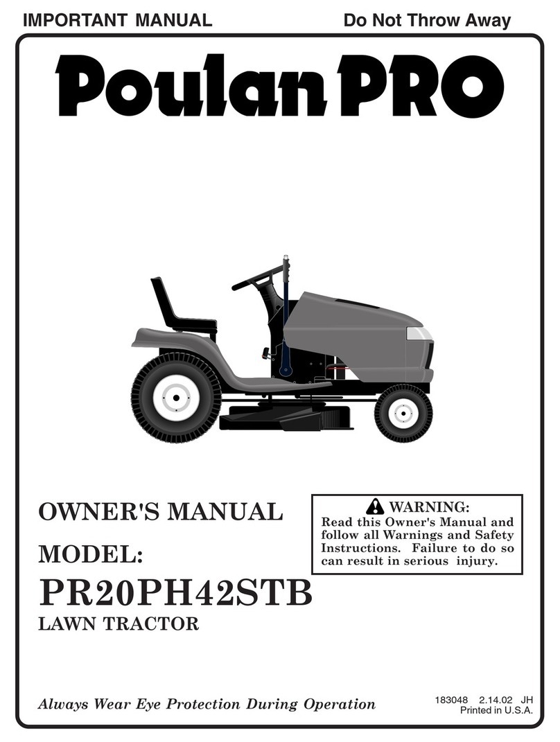 Poulan Pro PR20PH42STB owner's manual
