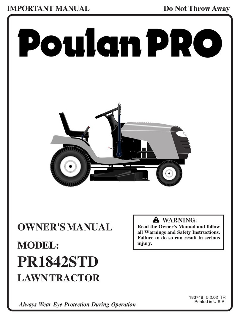 Poulan Pro PR1842STD owner's manual