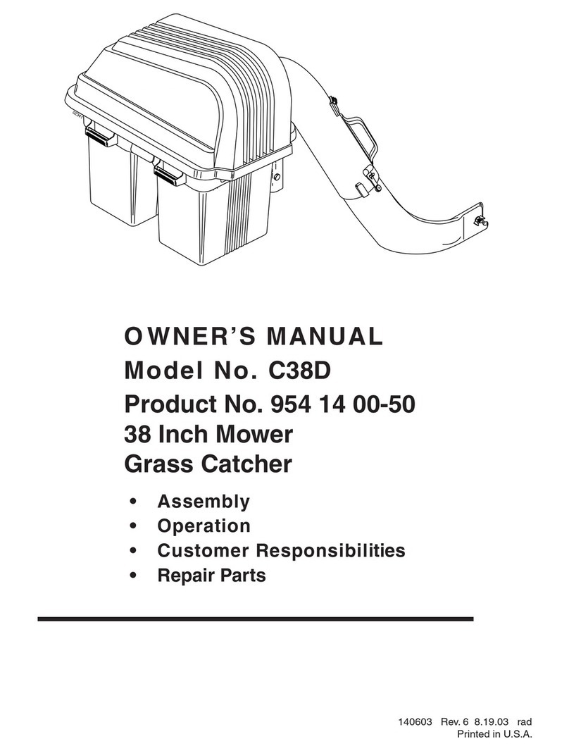 Electrolux 140603 owner's manual