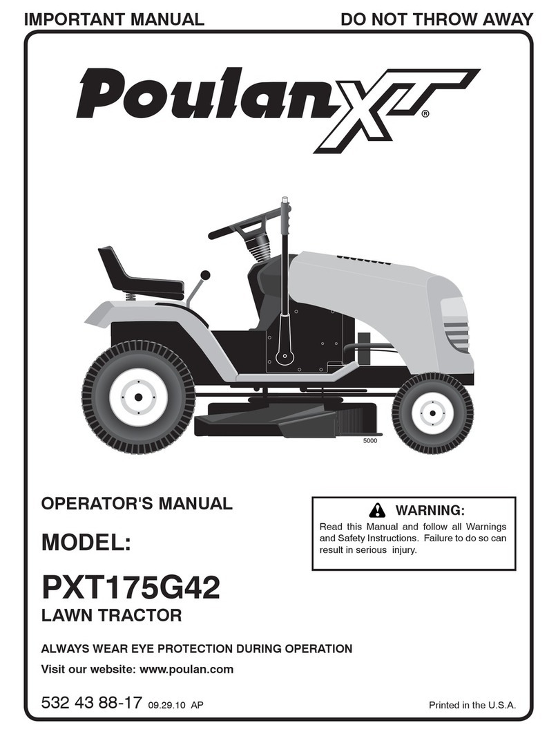 Poulan Pro XT 532 43 88-17 Operator's manual