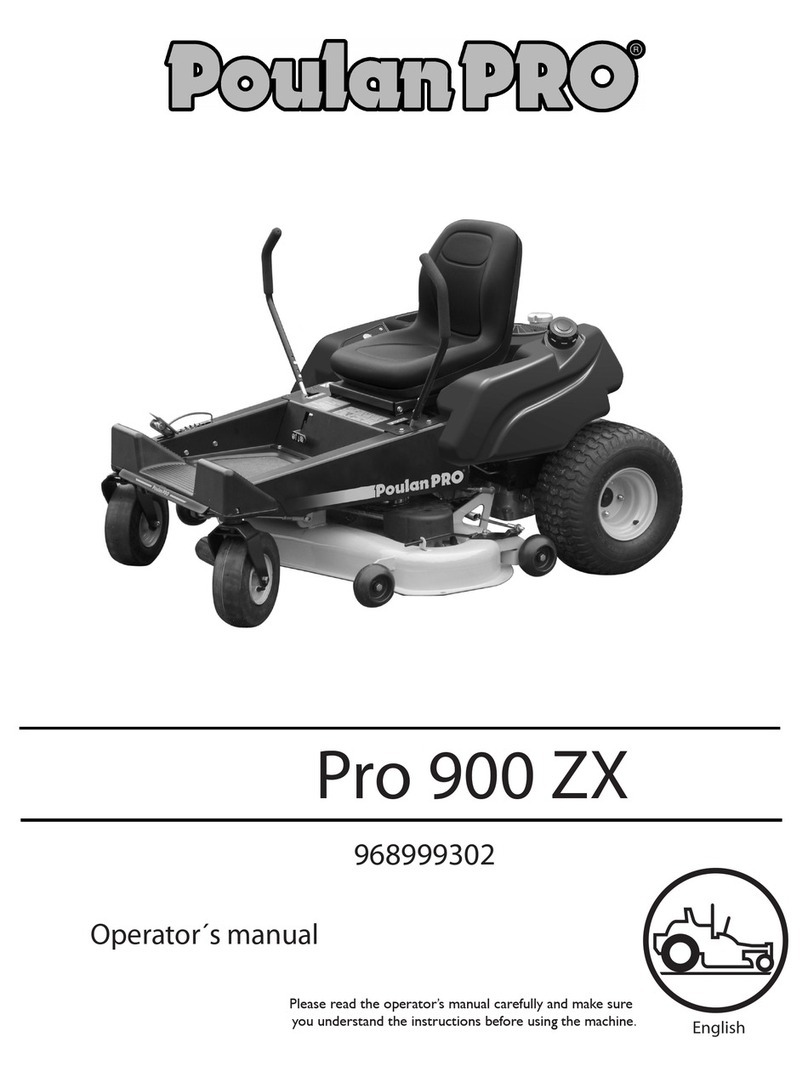 Poulan Pro Pro 900 ZX Operator's manual