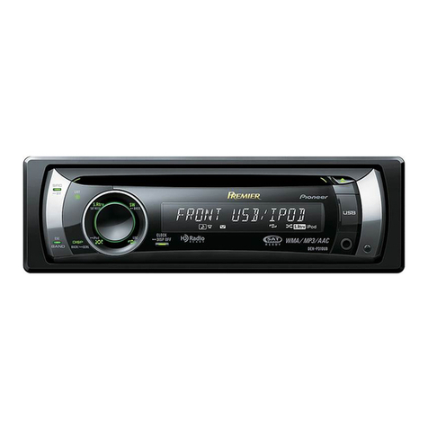 Pioneer DEH-P310UB - Premier Radio / CD Operation manual