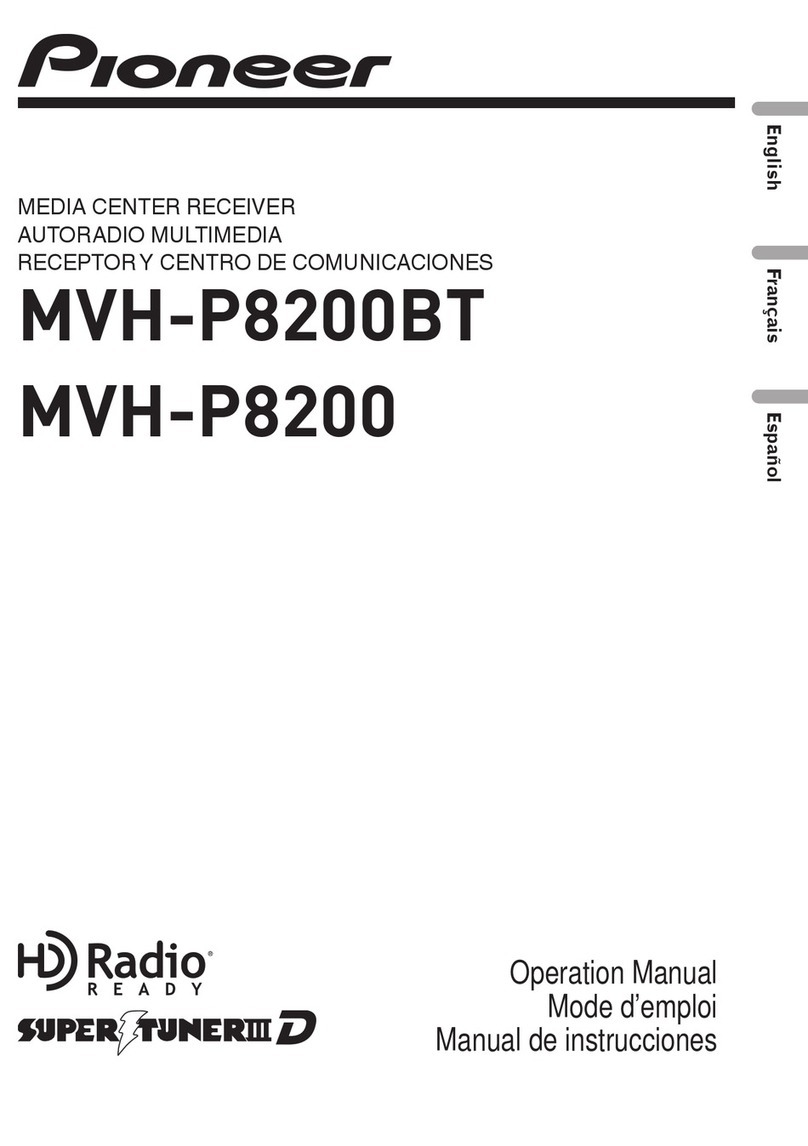 Pioneer Super Tuner IIID MVH-P8200 Operation manual
