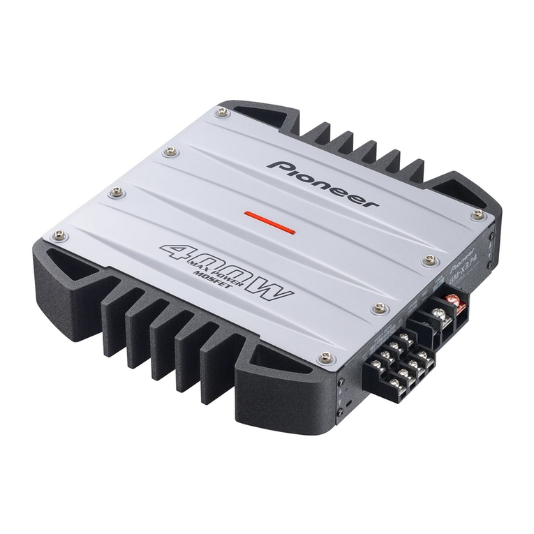 Pioneer GM-X374 User manual