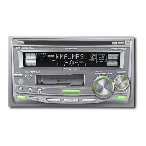 Pioneer SUPER TUNER III D FH-P4200MP Operation manual