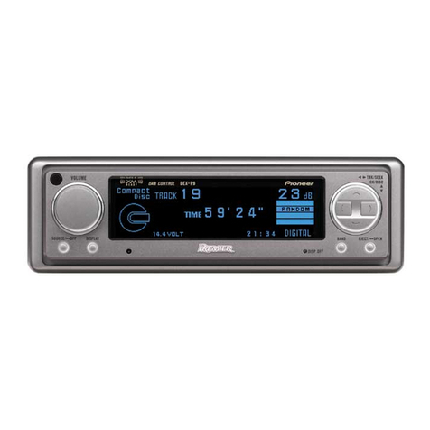 Pioneer Premier DEX-P9 owner's manual