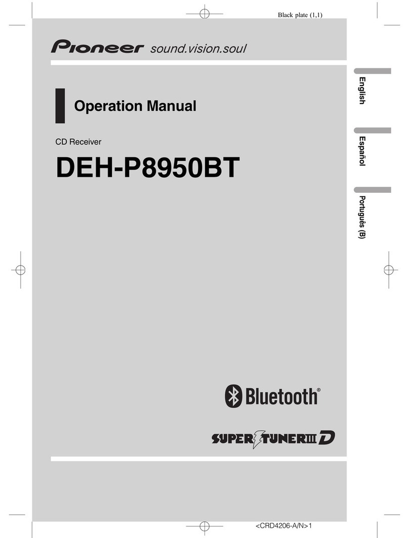 Pioneer DEH-P8950BT Operation manual