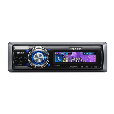 Pioneer DEH-P9850BT User manual