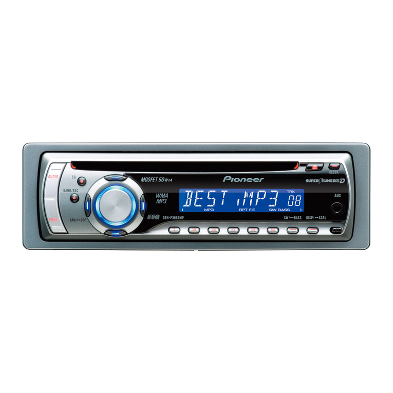 Pioneer DEH-P3950MP User manual