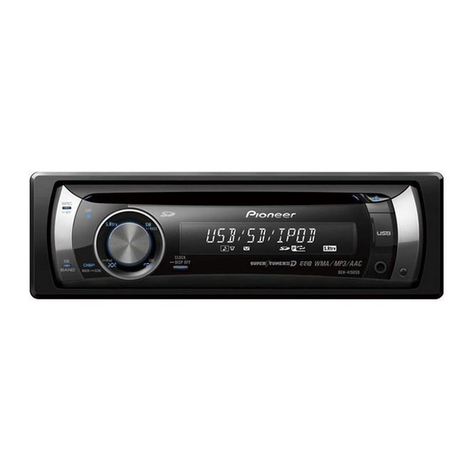 Pioneer Super Tuner III D DEH-3100UB User manual
