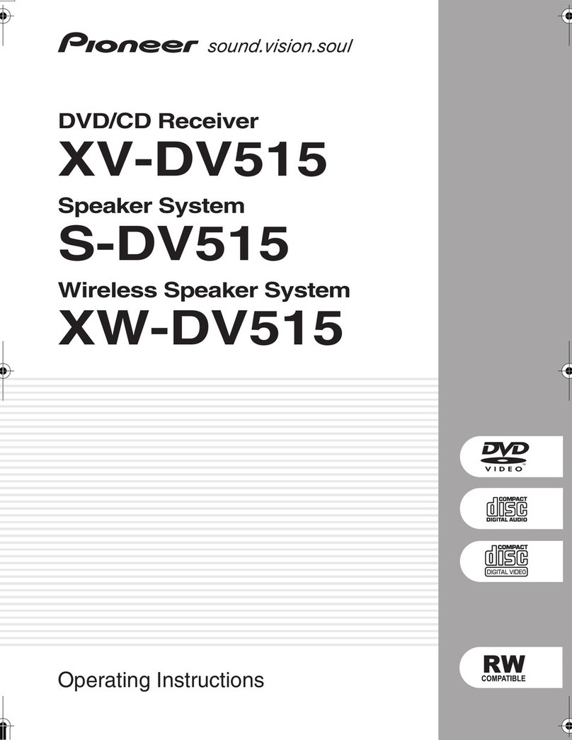 Pioneer S-DV515 User manual