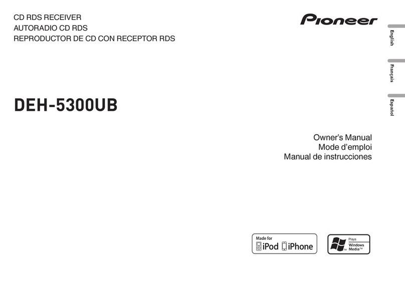 Pioneer DEH-5300UB owner's manual