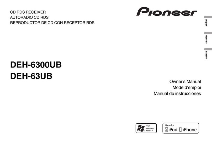 Pioneer DEH-6300UB User manual