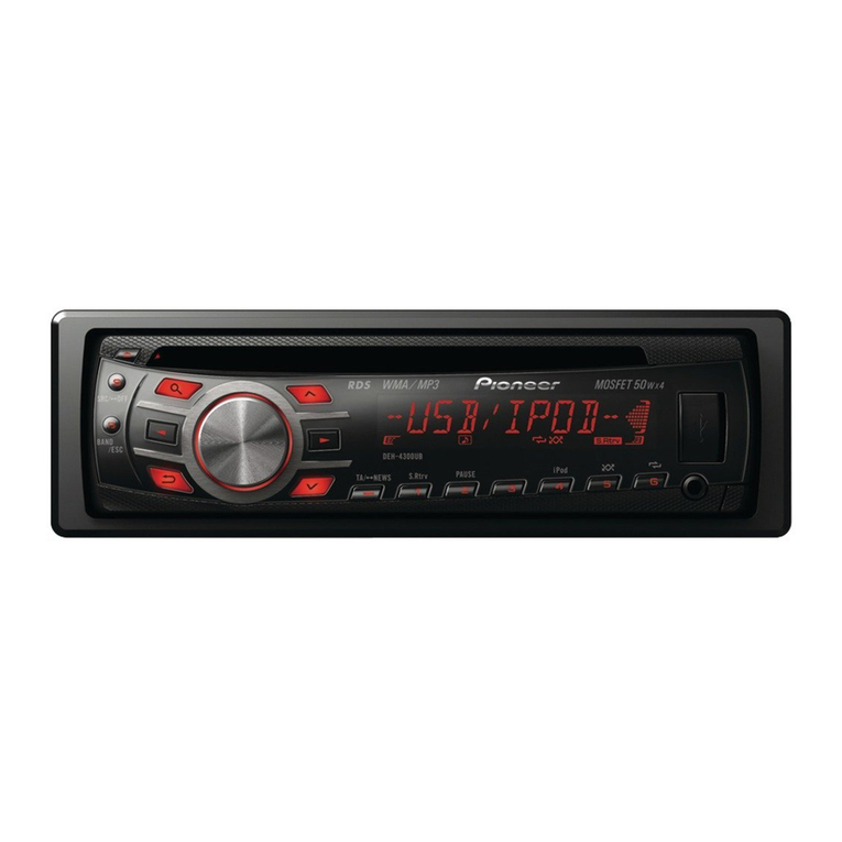 Pioneer DEH-3300UB User manual Pioneer DEH-3300UB User manual