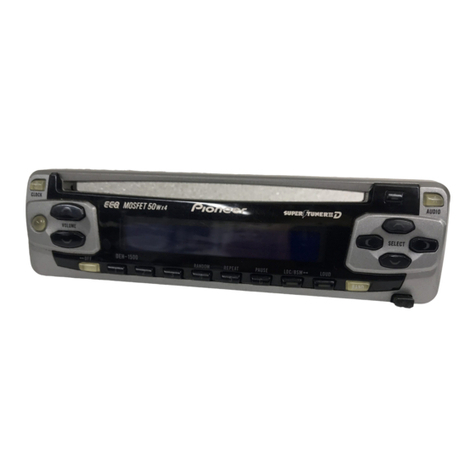 Pioneer DEH-1500 Operation manual