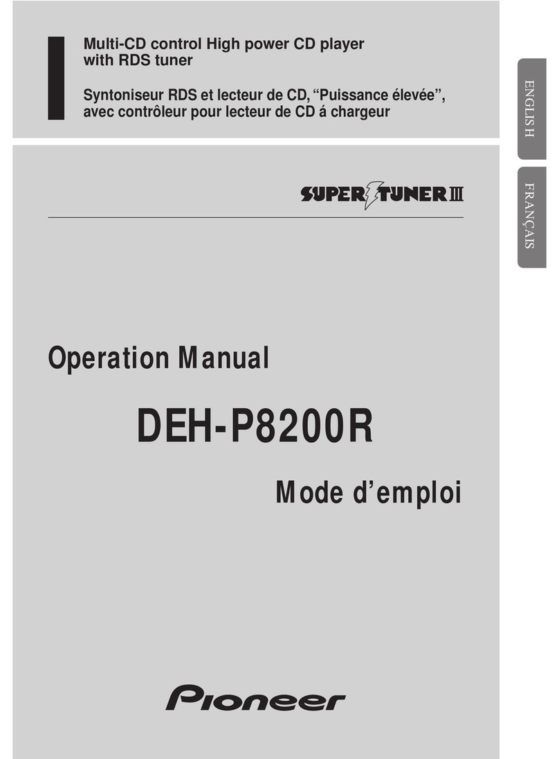 Pioneer DEH-P8200R User manual