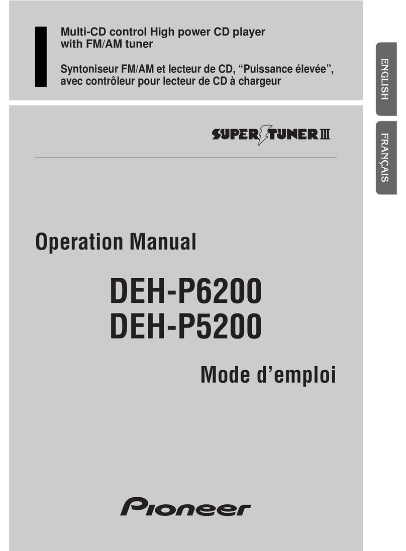 Pioneer DEH-P5200 Operation manual