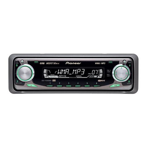 Pioneer DEH-P3600MP User manual