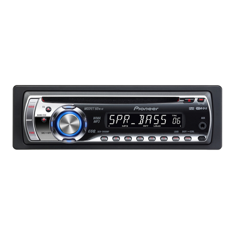 Pioneer DEH-3900MP User manual Pioneer DEH-3900MP User manual