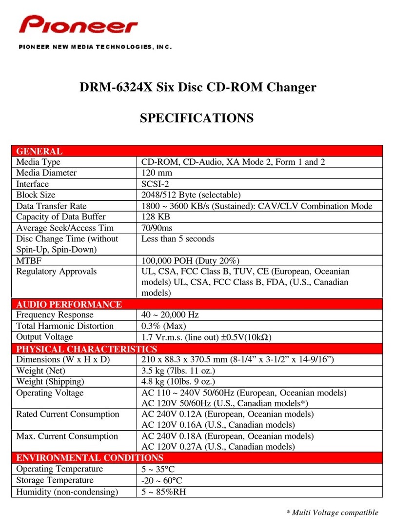 Pioneer DRM-6324X Specifications