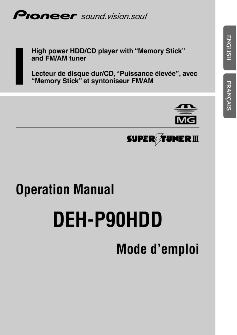 Pioneer DEH-P9100R Operation manual
