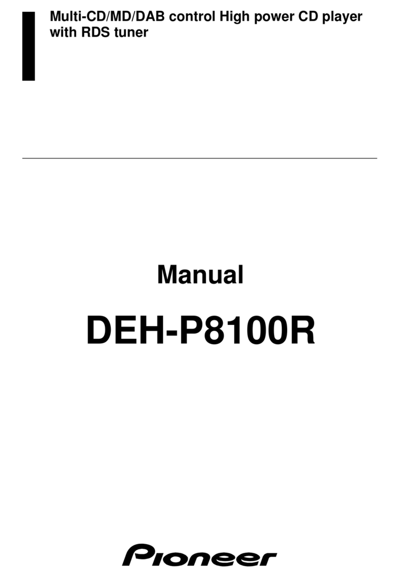 Pioneer DEH-P8100R User manual