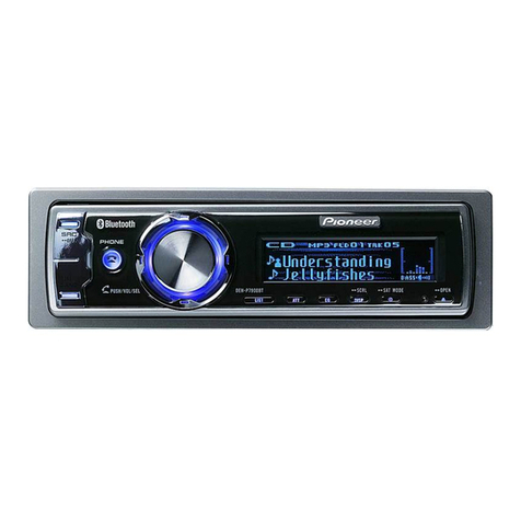 Pioneer DEH-P7700MP - In-Dash CD/MP3/WMA/WAV/iTunes AAC Car Stereo... Operation manual