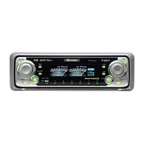Pioneer Premier DEH-P650 User manual