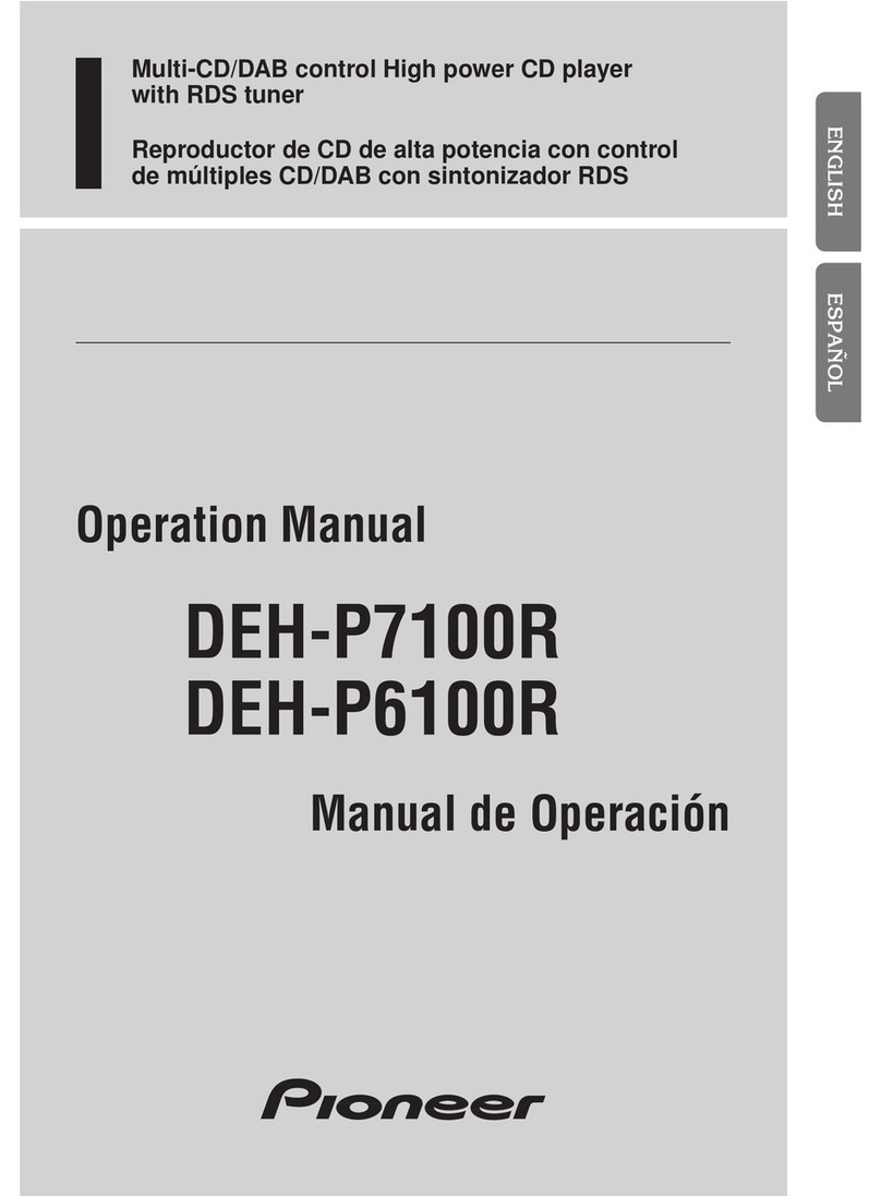 Pioneer DEH-P6100R Operation manual