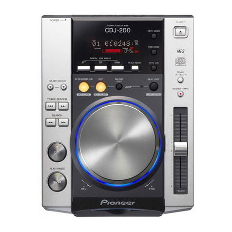 Pioneer CDJ-200 User manual