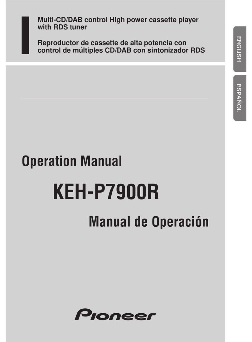 Pioneer KEH-P7900R EW User manual