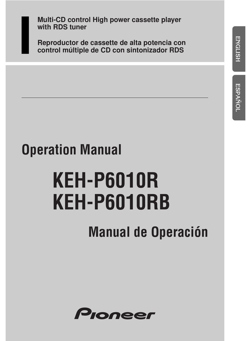 Pioneer KEH-P6010RB Operation manual