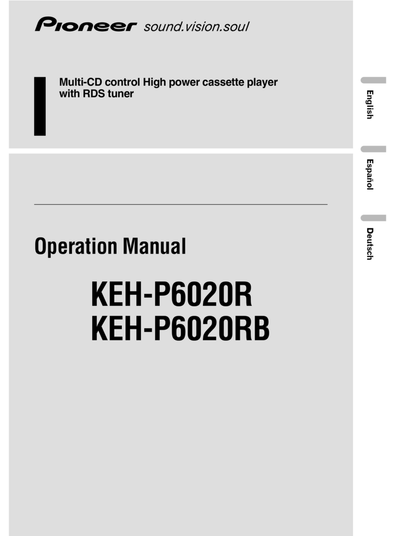 Pioneer KEH-P6020R Operation manual