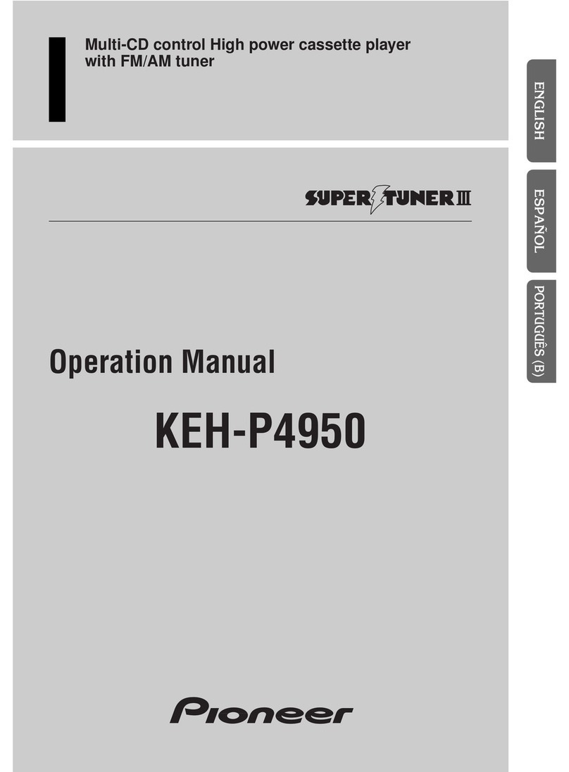Pioneer KEH-P4950 User manual