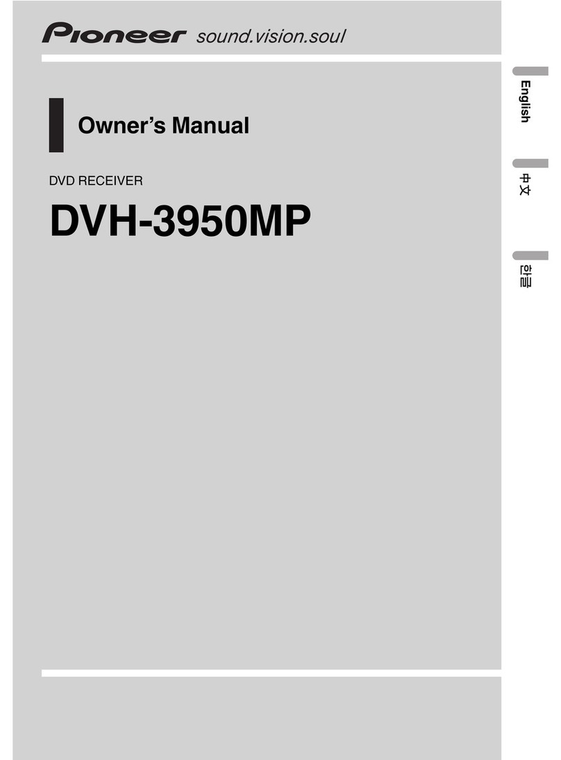 Pioneer DVH-3950MP User manual