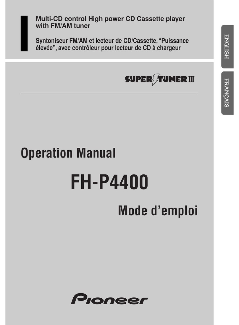 Pioneer FH-P4400 User manual