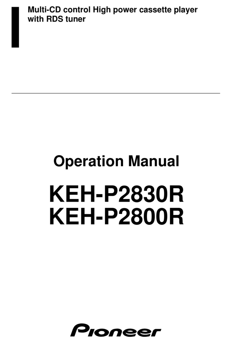 Pioneer KEH-P2800R Operation manual