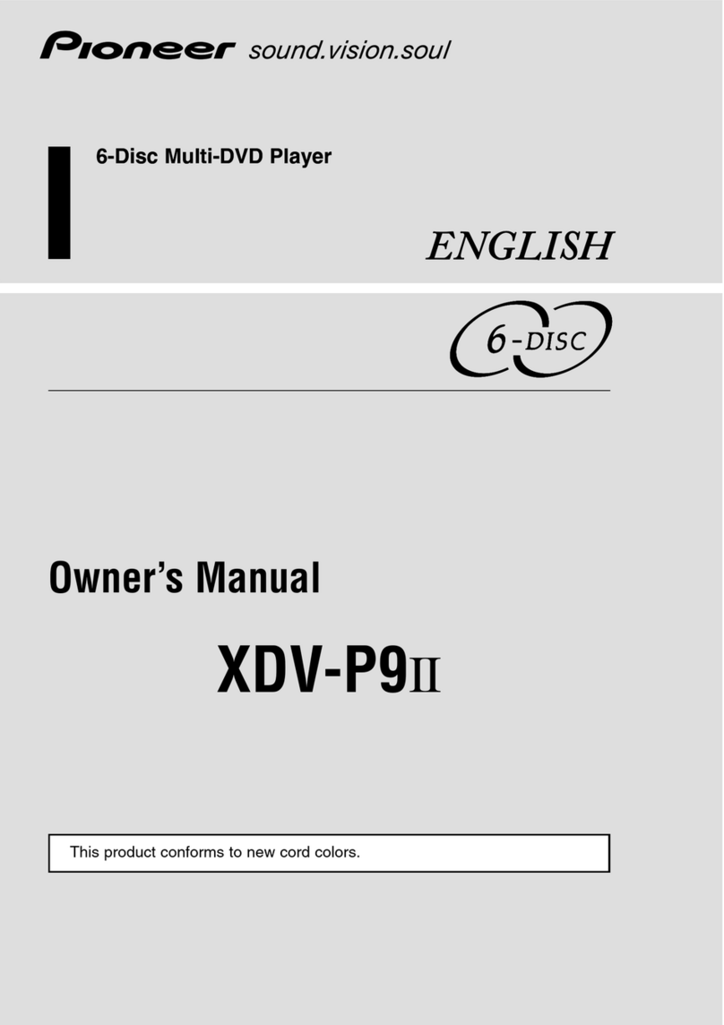 Pioneer XDV-P9-II User manual