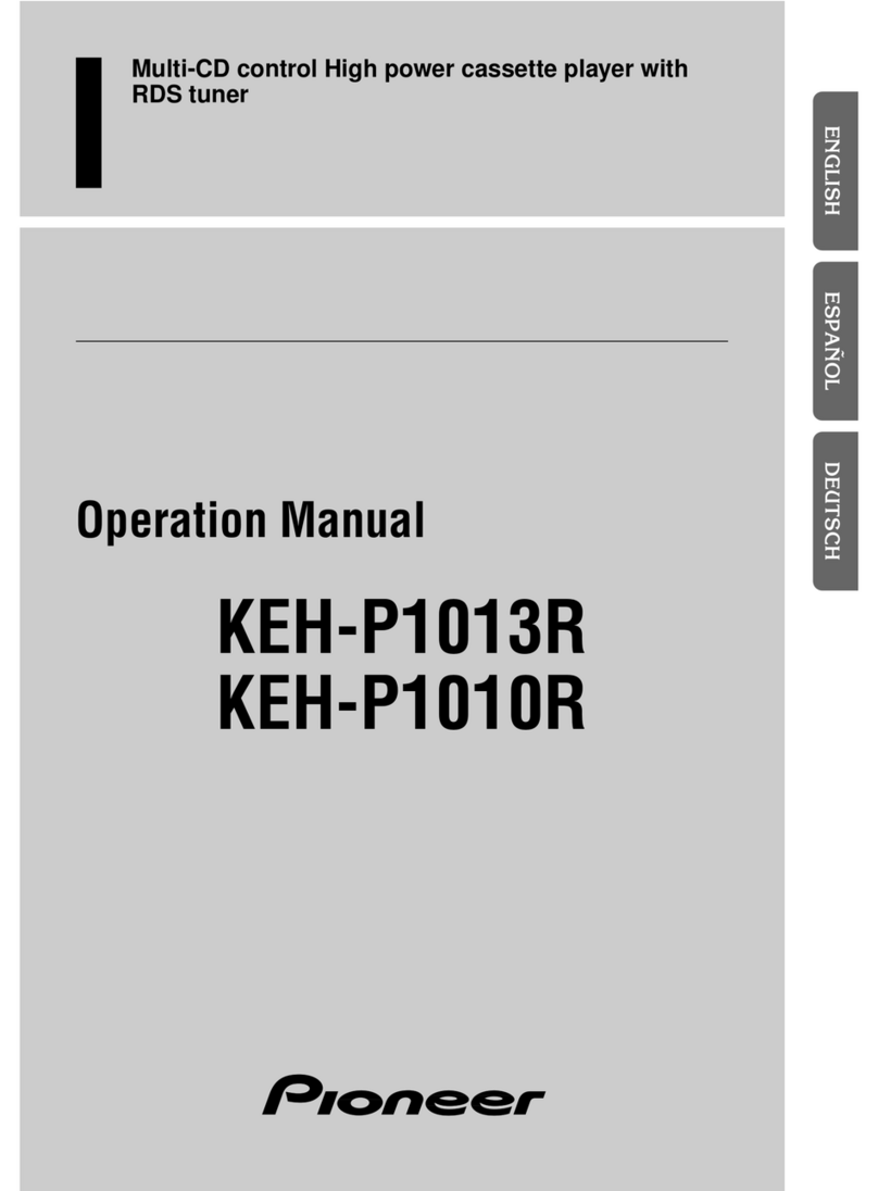 Pioneer KEH-P1010R User manual